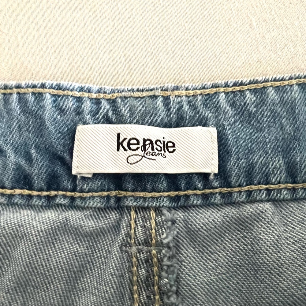 NWT Kensie Patchwork Denim Shorts - Picture 7 of 7